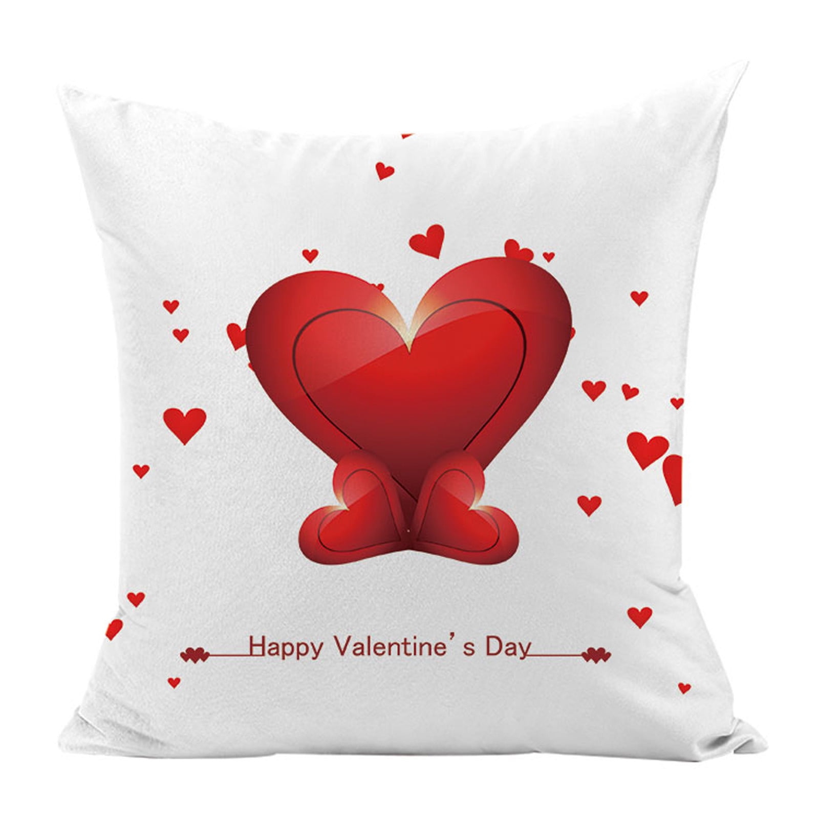 KYWHSGABRSPillow Case Standard Size,Valentine's Day Linen Pillowcase