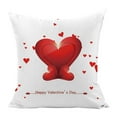 KYWHSGABRSPillow Case Standard Size,Valentine's Day Linen Pillowcase