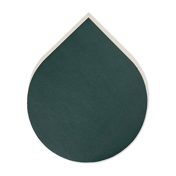 KYaiguo Teardrop Shape Waterproof Oil-Proof Easy Clean Table Insulation Western Food Mat 15*18 In