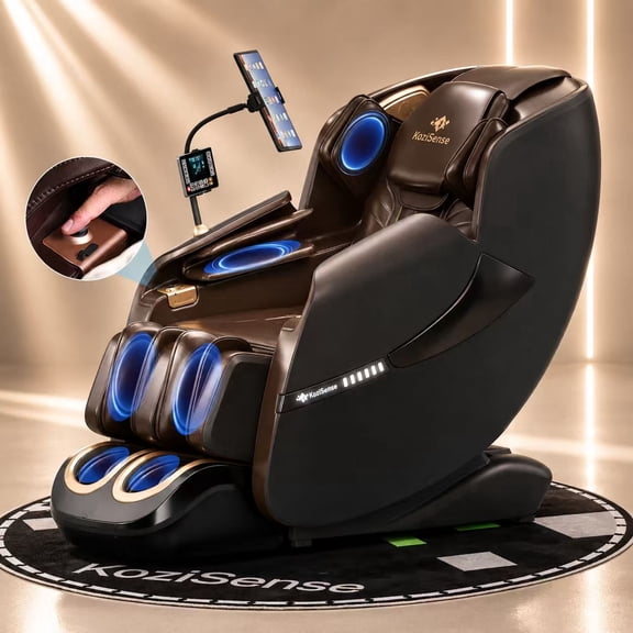 KoziSense KZ-A18 3D Massage Chair Full Body Zero Gravity SL-Track with Heat and Body Scan