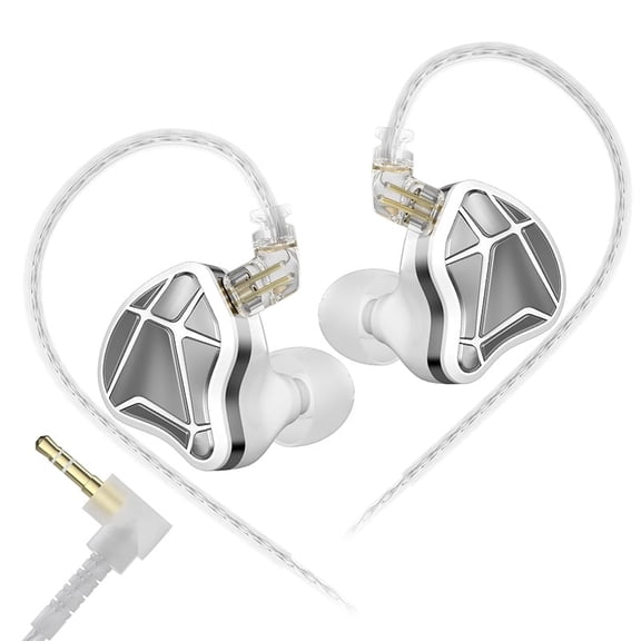 KZ Axas Gaming Earbuds Wired, Noise Isolation IEM for Gaming with Low Latency, Comfort-Fit Earphones for PS4 PC Xbox PS5, Laptop, Consoles and Mobile