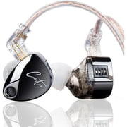 KZ Castor in Ear Monitor Headphones, HiFi Improved Bass Earphone Sound Tunable Noise Isolating IEMs, Dual-Dynamic Driver Wired Earbuds, 2PIN-C Detachable Cable for Singers Musicians