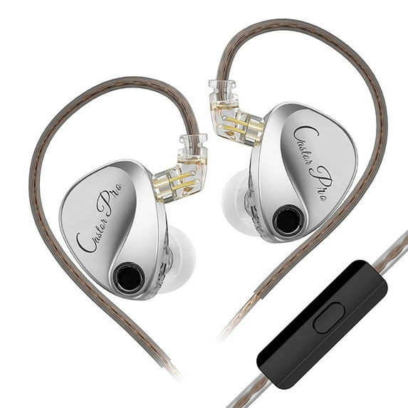 KZ Castor PRO Dual Dynamic Driver (2DD) HiFi In-Ear Monitors - Tunable Sound Signature with Enhanced Bass | Professional-Grade Audiophile Earphones