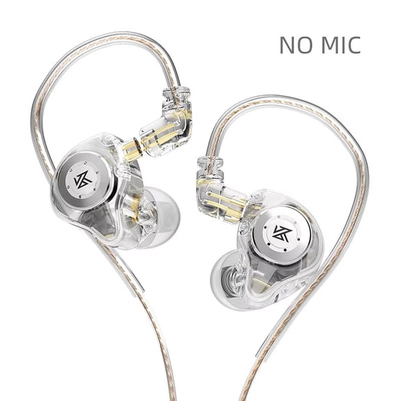 KZ EDX Pro Hi-Fi Bass In-Ear Monitors, Wired 3.5mm Dynamic Noise Isolating Sport Earbuds