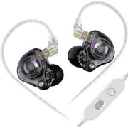 KZ-Gale Earbuds Wired in-Ear Headphones with Ergonomic Design, Stereo Sound, and Comfortable Fit for Immersive Gaming Experience with Microphone, Black