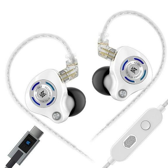 KZ-Gale Gaming Headset - HiFi Acoustics, Dual Microphones, Comfort Fit for Precision Gaming Sound