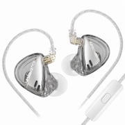 KZ X Angelears Libra Ultra-Wide Frequency Dynamic Driver HiFi in-Ear Earphone IEMs, 1DD in Ear Monitor with 0.75 Replaceable Cable Standard, Mic
