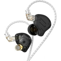 KZ ZS10 PRO X in Ear Monitor,4BA 1DD 5 Drivers IEM Earphones HiFi in Ear Headphones with Alloy Faceplace Detachable Cable for Gaming Audiophile Musician DJ Stage Earbuds