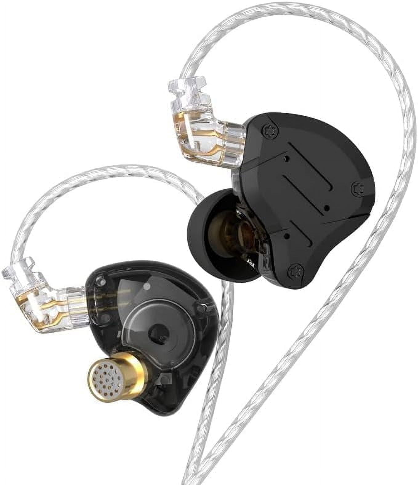 EZ EAR ND DD3 HiFi In Ear Monitores Dual Dynamic Drivers In-Ear Earphones IEM 4 Estilos de Sonido Ajustables con 2 Pin Cable de diseño Desmontable para Cantante Bajista (Azul, con micrófono EZ EAR ND DD3 HiFi In Ear Monitores Dual Dynamic Drivers In-Ear Earphones IEM 4 Estilos de Sonido Ajustables con 2 Pin Cable de diseño Desmontable para Cantante Bajista (Azul, con micrófono
