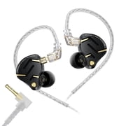 KZ ZS12 PRO 2 in Ear Monitor Headphones, Wired Gaming Earbuds 1DD+5BA Hybrid Driver IEM Earphone without Mic, KZ IEM in Ear Monitors for Singer Musician Audioph