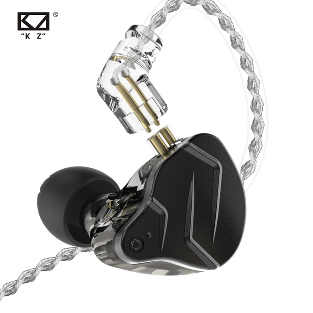 KZ ZSN Pro Headphones In Ear Monitor Hybrid Technology Best Earphone  1BA+1DD HIFI Bass