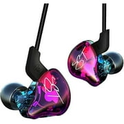 KZ ZST Colorful Hybrid Banlance Armature with Dynamic in-Ear Earphone 1BA+1DD HiFi Headset KZ in Ear Monitors Headphones Wired Earbuds IEM Earphones Gaming Earbuds (Colorful No MIC)