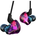 thumbnail image 1 of KZ ZST Colorful Hybrid Banlance Armature with Dynamic in-Ear Earphone 1BA+1DD HiFi Headset KZ in Ear Monitors Headphones Wired Earbuds IEM Earphones Gaming Earbuds (Colorful No MIC), 1 of 15