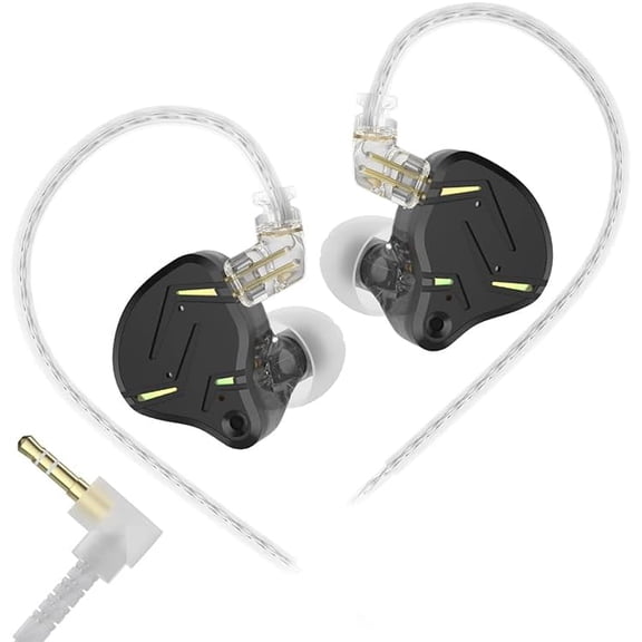 KZ ZST PRO X Gaming Earbuds, Hybrid Bass Clear Wired in-Ear Monitor Headphones,1BA+1DD HiFi IEM for Gaming,KZ in Ear Monitors All-Day Wear Wired Earbuds for Phone Computer Tablet
