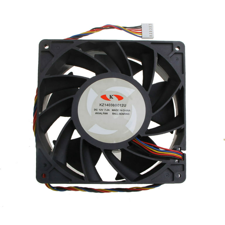 KZ14038B012U 14cm 140mm Fan 12V 7.2A 6 Lines 6Pin 6 Wire Connector High  Speed Server Computer Chassis Power Cooling Fan