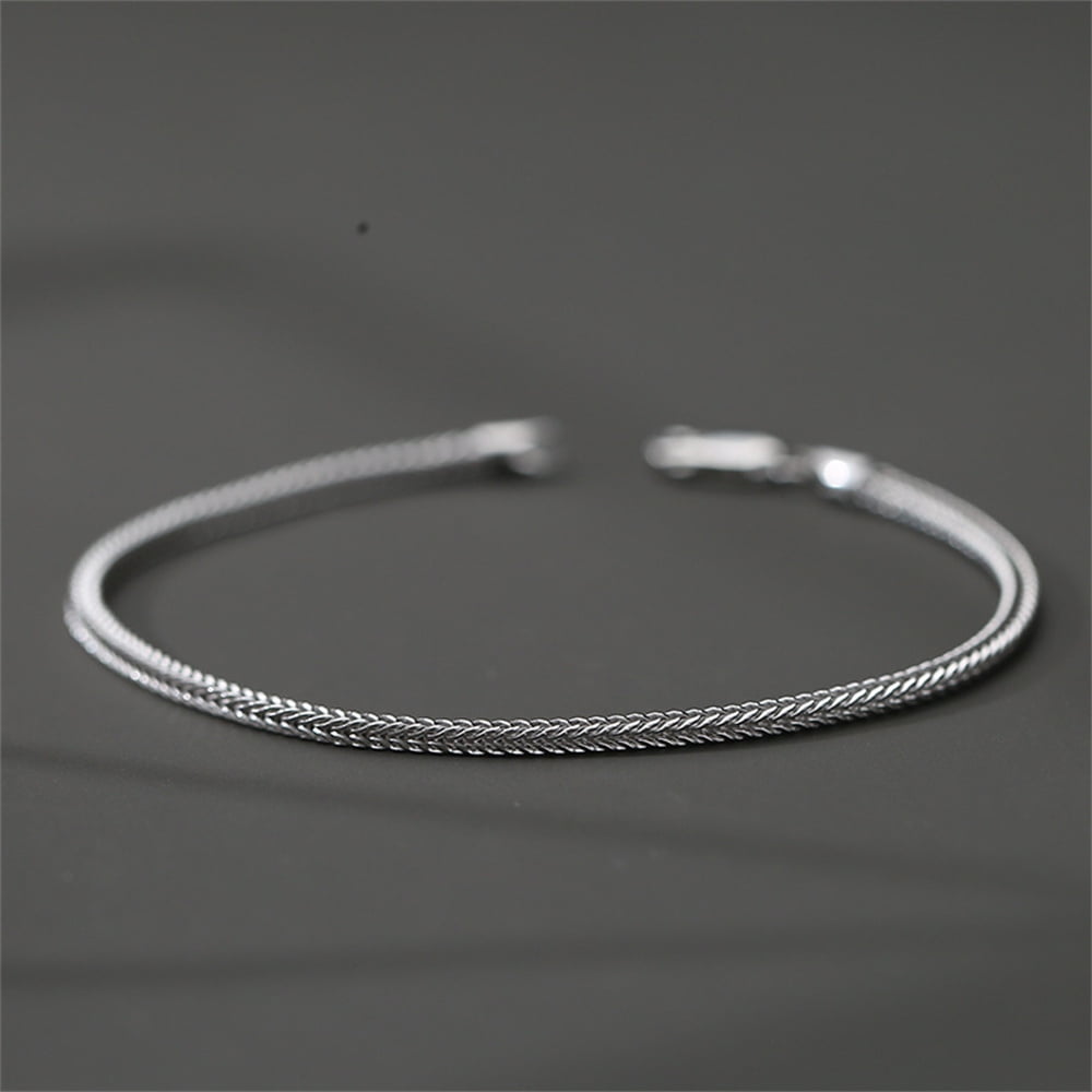  KUNSIR 925 Sterling Silver Palm Clasp Snake Chain Bracelet  Basic Charm Bracelets Fit Any PDL Charm, with for Teen Girls Women…:  Clothing, Shoes & Jewelry