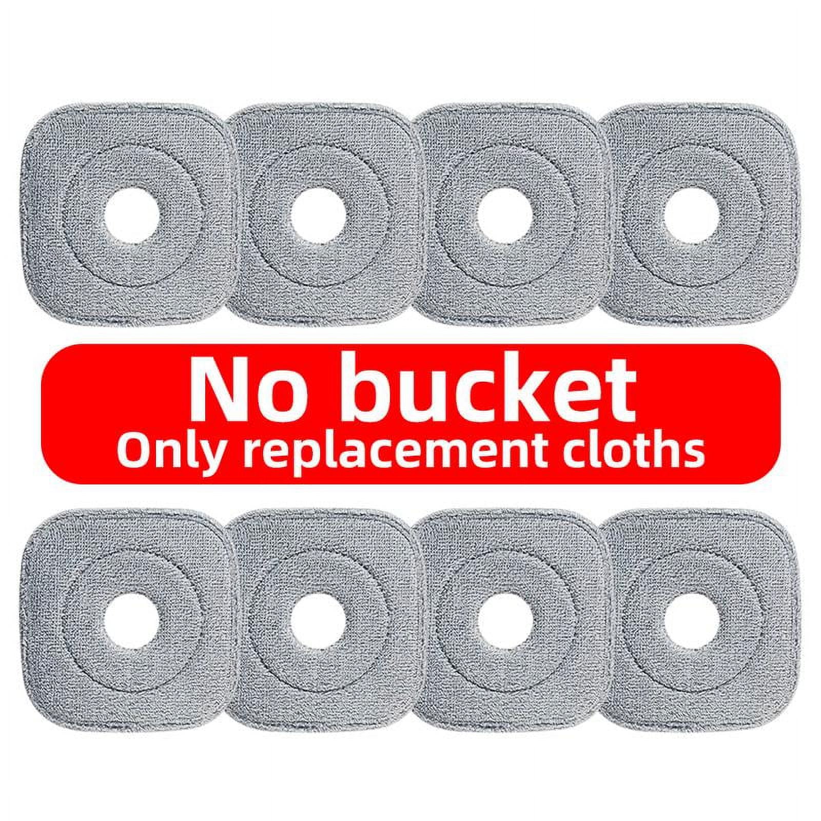 KZKR Spin Mop and Bucket System with Dual Compartment Mop Bucket and