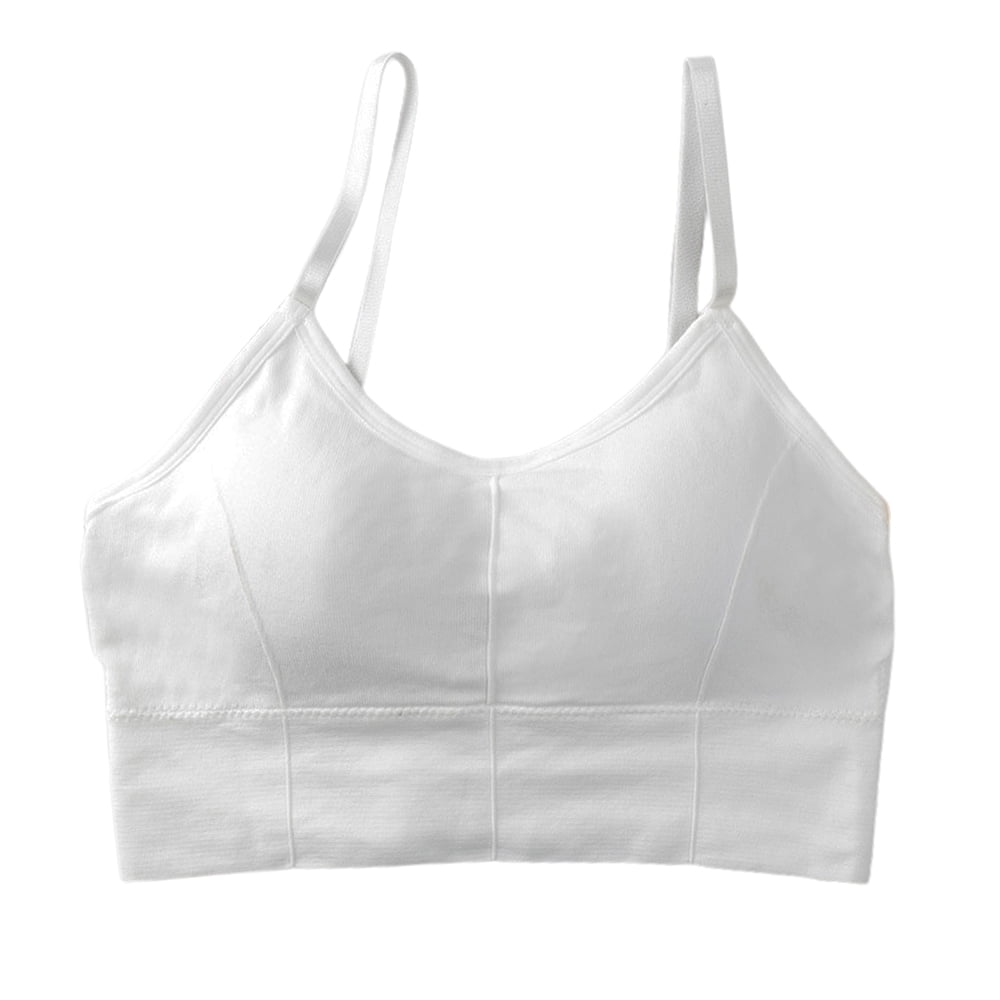 KZKR Tank Top Bra V Neck Bralettes Wireless Cami Bra Sports Bra for