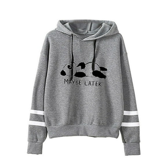 KZKR Women's Drawstring Hoodies Printed Cute Pullovers Long Sleeve Fall Hoodies Loose Casual Sweatshirts