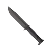 KA-BAR Slabby Fixed Blade Knife 6.86 Clip Point 1095 Cro-Van Black Blade Glass Reinforced Nylon GRN Handle Black