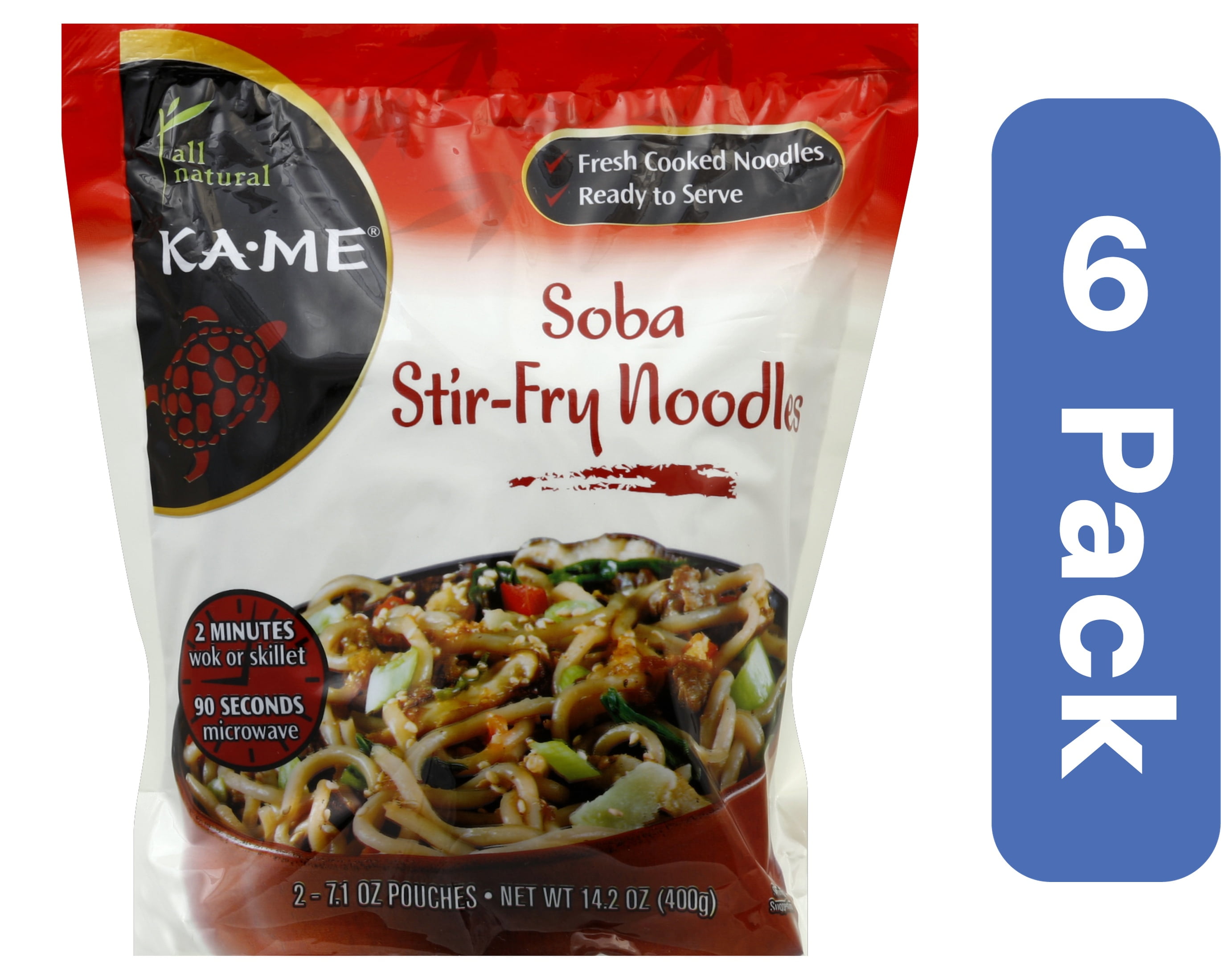 Ka-Me Stir-Fry Soba Noodles 14.2 oz (Pack Of 6)