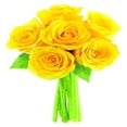thumbnail image 1 of KaBloom : 6 Yellow Roses Without Vase, Next-Day Delivery, Gift for Every Occasion., 1 of 3