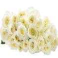 thumbnail image 1 of KaBloom : Bouquet of Fresh 25 White Roses, Next-Day Delivery, Gift for all occasions, 1 of 4
