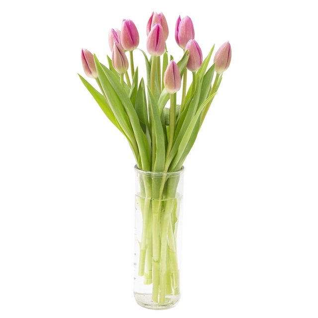 KaBloom Fall CollectionBouquet of 10 Pink Tulips in Vase, NextDay