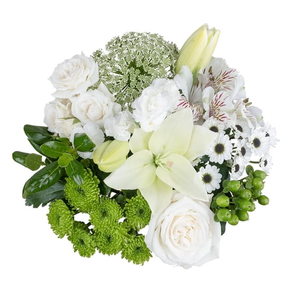 KaBloom - CR Collection - Simply White Bouquet - Gift for Every Occasion.