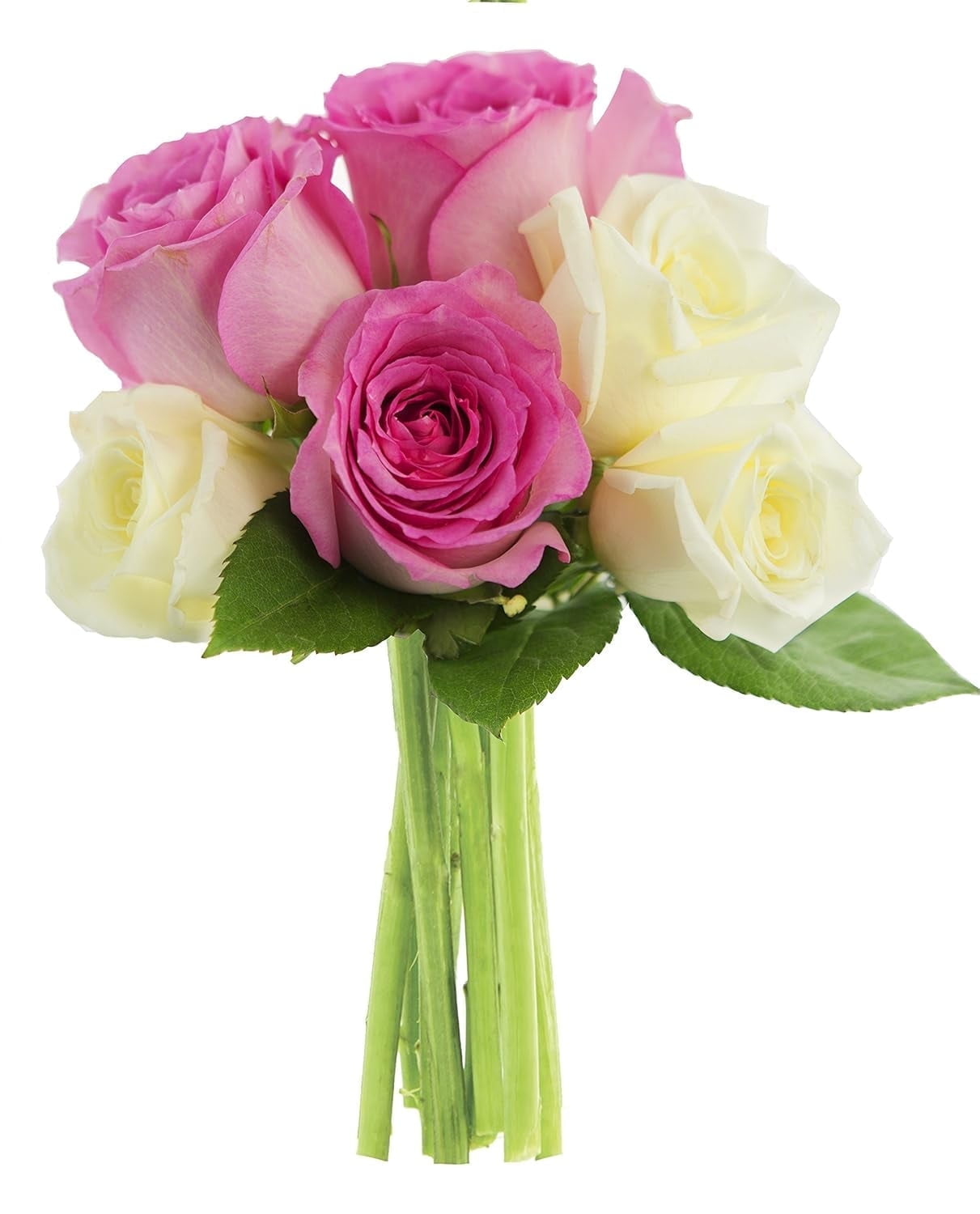 KaBloom : Fall Collection - Bouquet of Pink and White Roses , Next-Day Delivery, Gift of Fresh Flowers for Every Occasion.