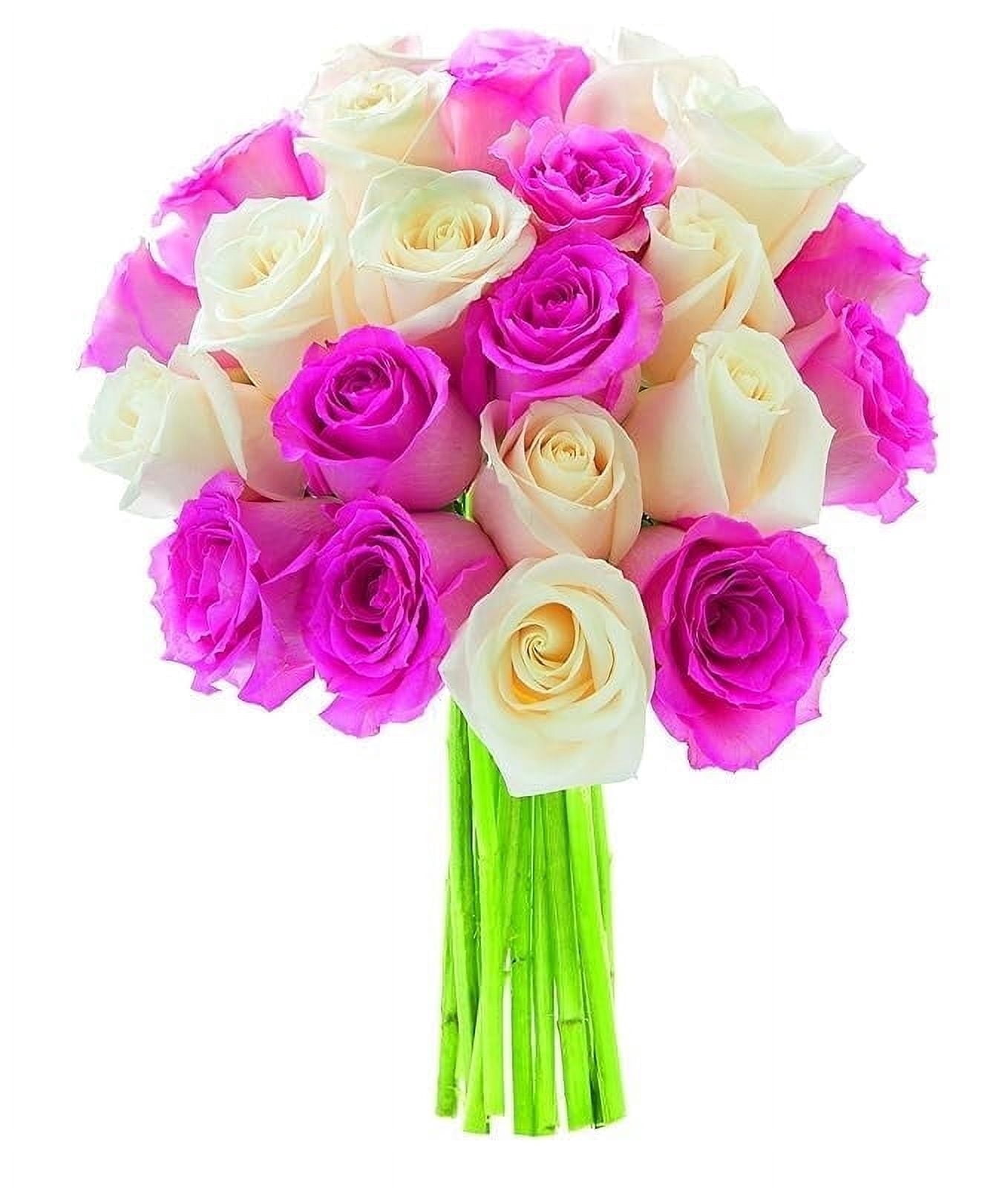 KaBloom : Meadows Bouquet of 9 Pink Rose 9 White Rose, Next-Day ...