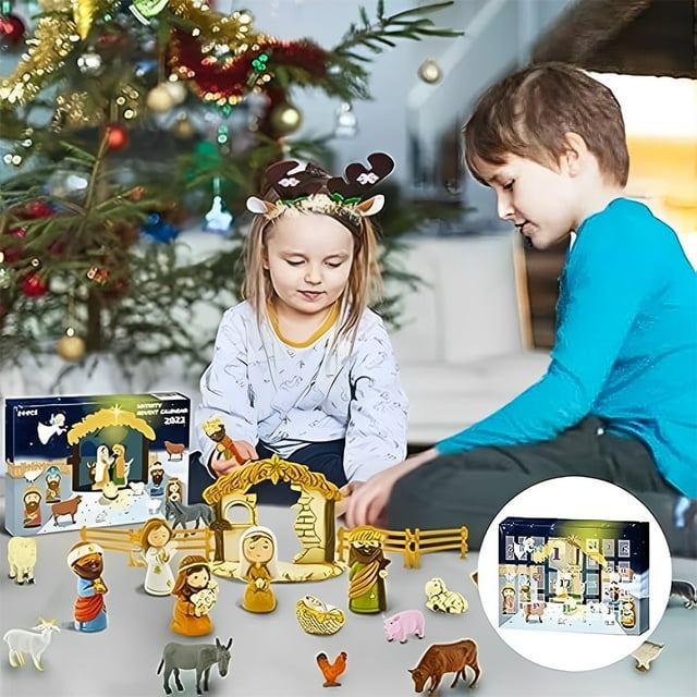 KaKa Reduced Price! Birth of Jesus Nativity Advent Calendar 2025 of
