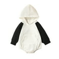 thumbnail image 1 of KaLI_store Baby Bodysuit Boy Baby Boys Bodysuit Short Sleeve Bodysuit Cotton Baby Clothes One-Piece,Black, 1 of 5