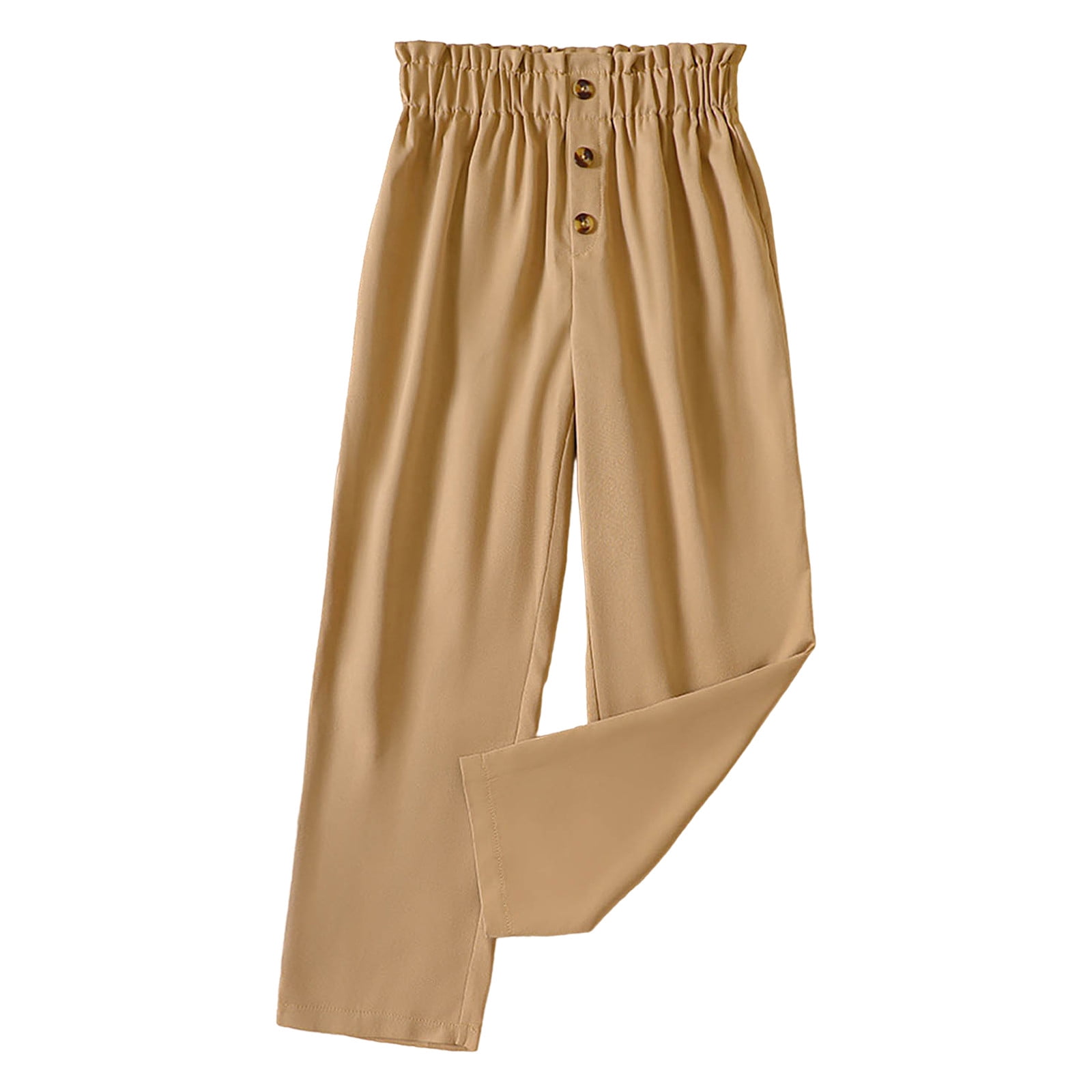 gvdentm Girls Uniform Pants Girls' Leggings Cross Flare