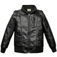 thumbnail image 1 of KaLI_store Boy Winter Jacket Winter Kids Warm Hooded Coat Long Sleeve Casual Outerwear Black,15-16 Years, 1 of 5