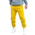 thumbnail image 1 of KaLI_store Dress Pants for Men Mens Cargo Pants Casual Joggers Pants Loose Straight Sweatpants Yellow,3XL, 1 of 4