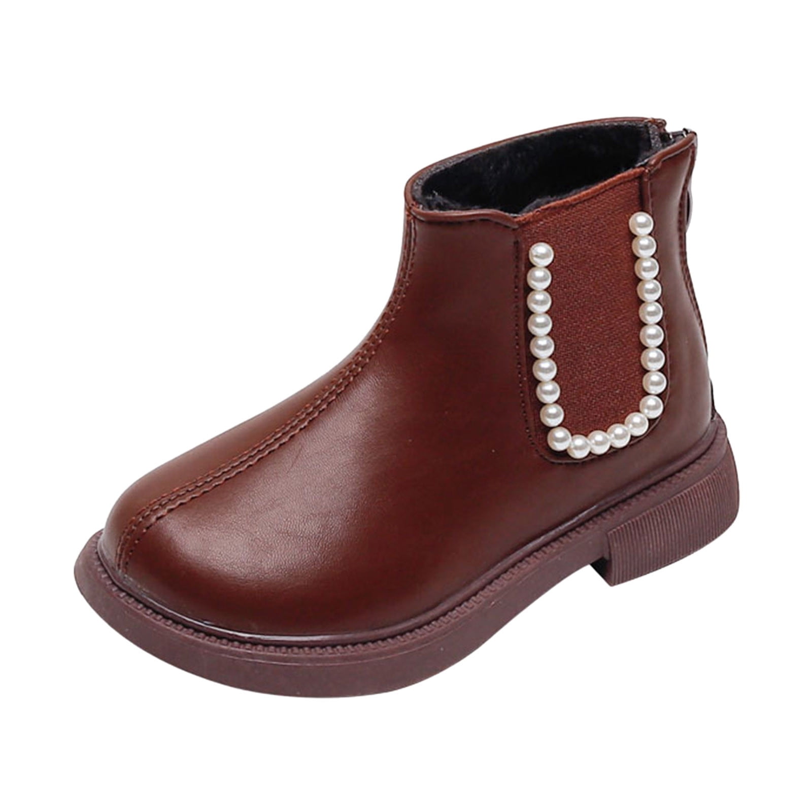 KaLI_store Girl Shoes Girls Ankle Boots Kids Winter Boots for Girls