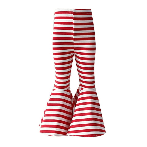 KaLI_store Girls Pants Kids Pants Wide Leg Pant with Pockets Loose Stretchy Sweatpants Pants for Girl Red,5-6 Years