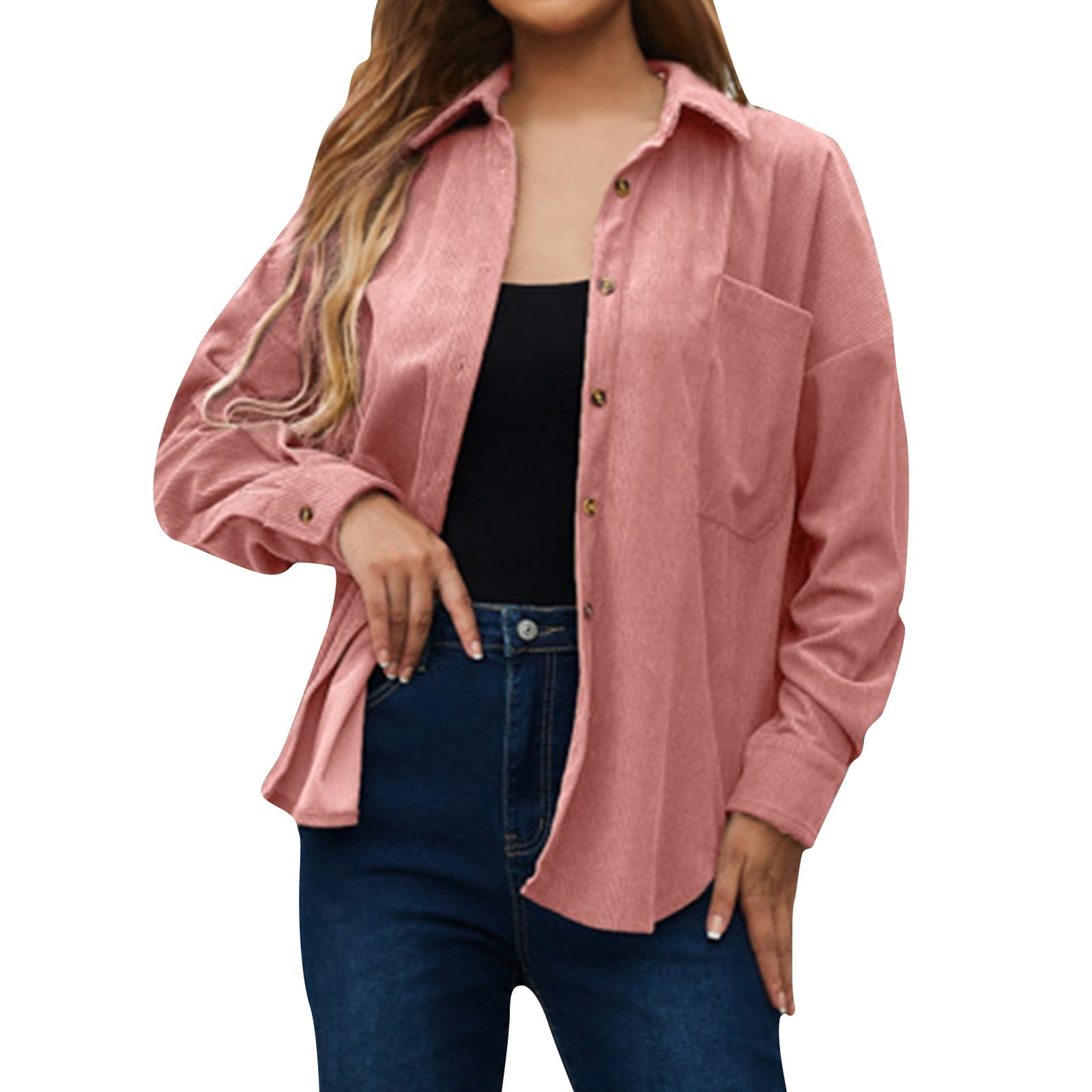 KaLI store Jean Jacket for Women Fashion Women Cropped Ripped