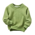 thumbnail image 1 of KaLI_store Knitted Sweater Toddler Boys Crewneck Sweatshirt, Cotton Long-Sleeve Pullover Cartoon Print Green,2-3 T, 1 of 4