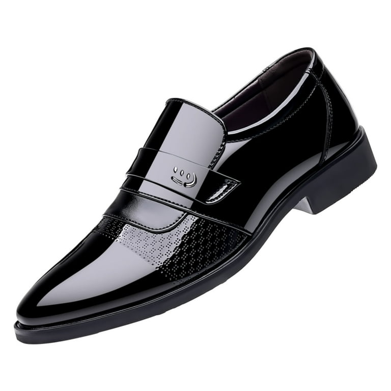 KaLI_store Men Shoes Mens Casual Shoes for Men's Leather Loafers