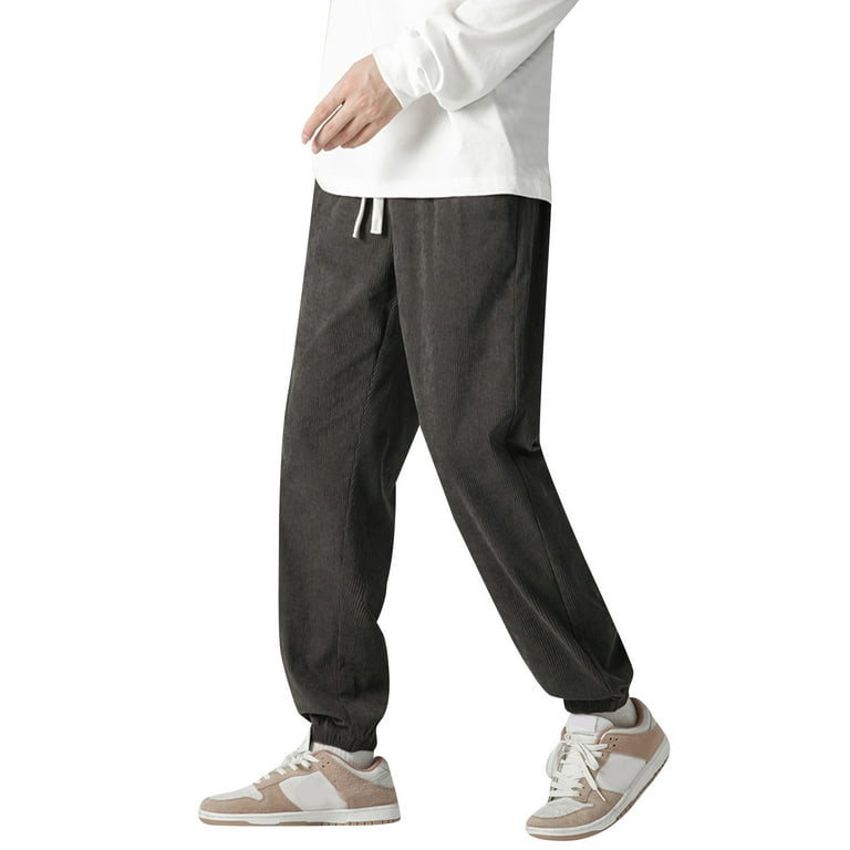 KaLI_store Mens Dress Pants Mens Sweatpants Men Pants Casual Fashion  Joggers Comfortable Basic Pants Sport Daily Workout Pants C,XL