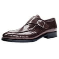 thumbnail image 1 of KaLI_store Mens Dress Shoes Men's Oxford Leather Dress Shoes Comfort Business Casual Shoes Fashion Dress Sneakers Office Working Driving Walking Loafers Shoe,, 1 of 5