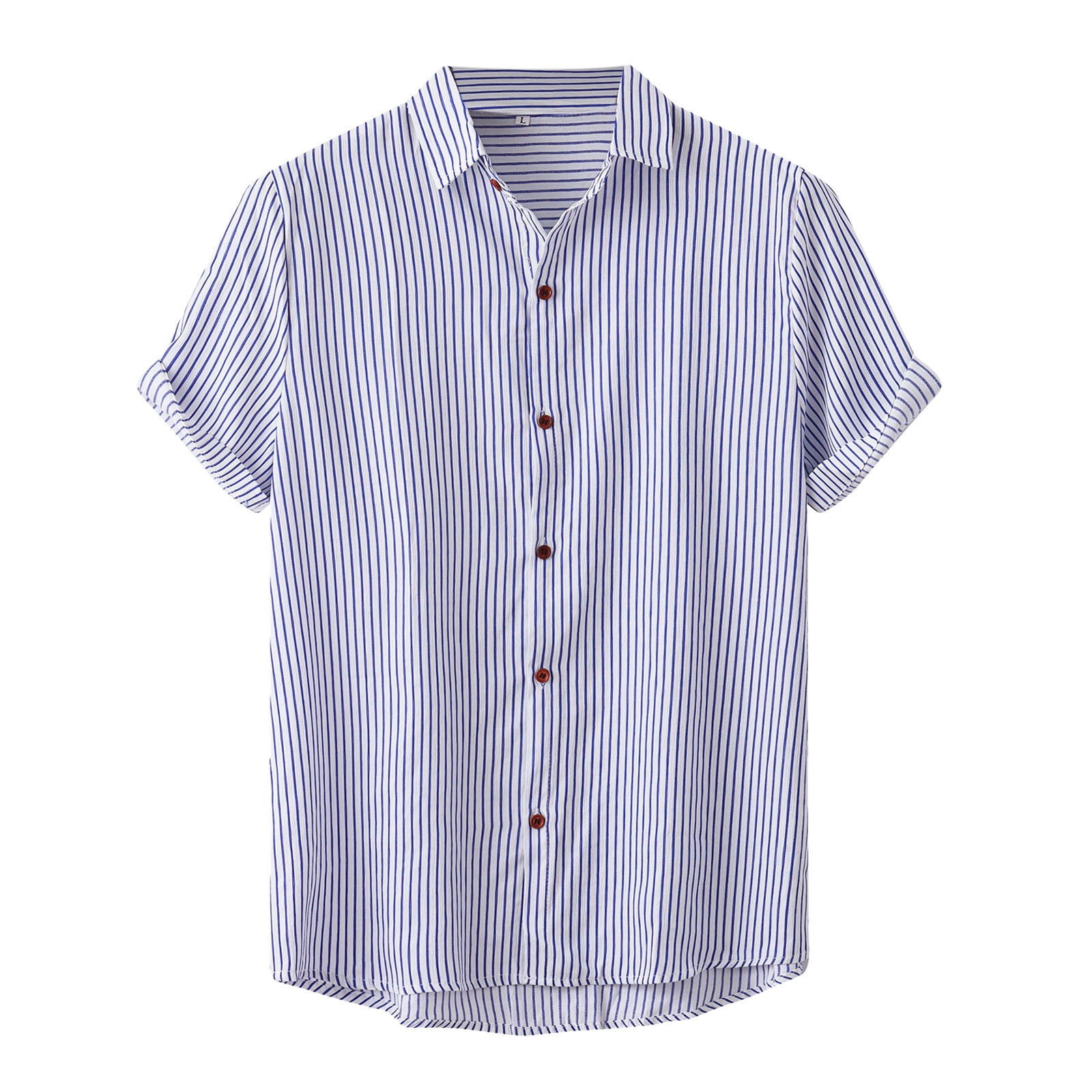 KaLI_store Blouses & Button-Down Shirts Men's Casual Button