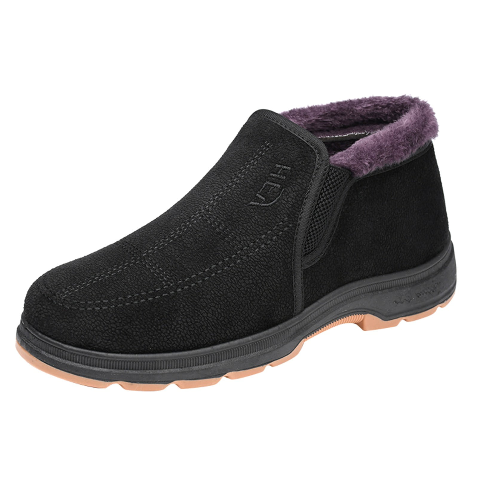 KaLI_store Mens Shoes Mens Snow Boots Warm Winter Ski Shoes Waterproof