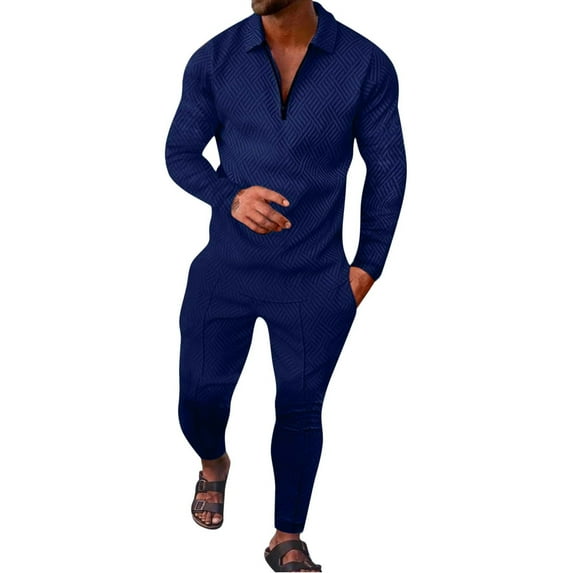 KaLI_store Mens Suits Mens Sweatsuits 2 Piece Casual Tracksuits Camo Hoodie Jogging Sweatpants Suit J,M