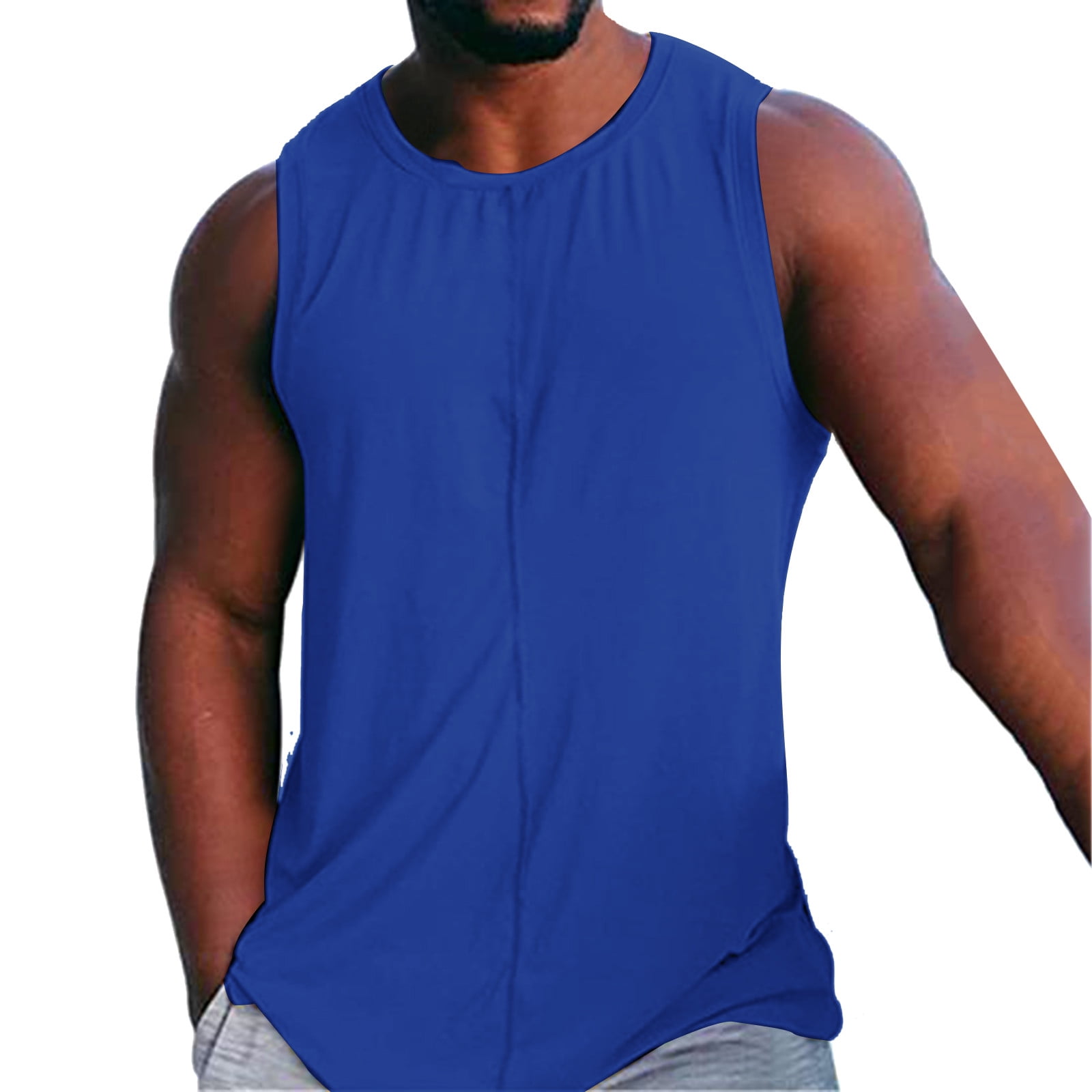 KaLI_store Mens Tank Top Men's Tank Tops Swim Beach Sleeveless Shirt