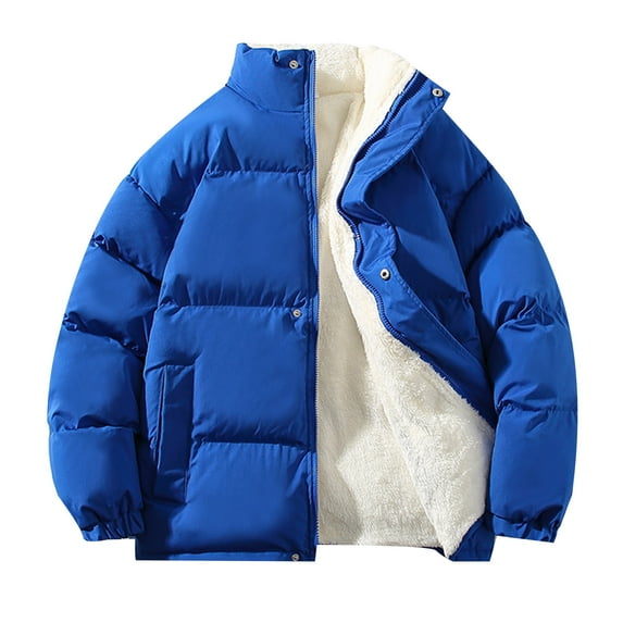 KaLI_store Mens Winter Parka Coats Men Long Sleeve Parkas Coats Autumn Winter Trendy Cotton Hoodie Keep Warm Jacket A,XL