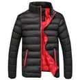 thumbnail image 1 of KaLI_store Parka Men Jacket Men's Puffer Coats Recycled Winter Parka Coats Winter Puffer Jacket Black,XXL, 1 of 4