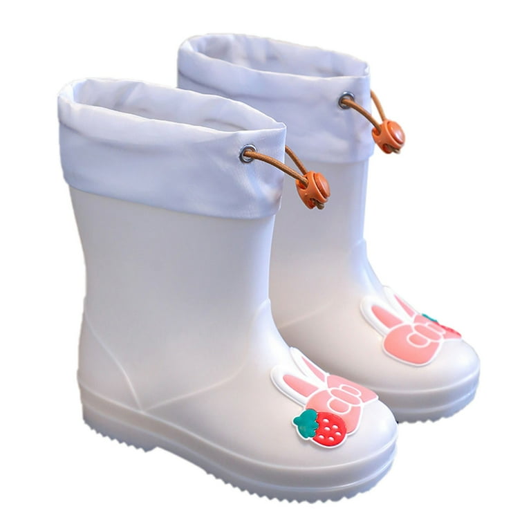 KaLI_store Rain Boots Kids Kids Rain Boots Children Waterproof